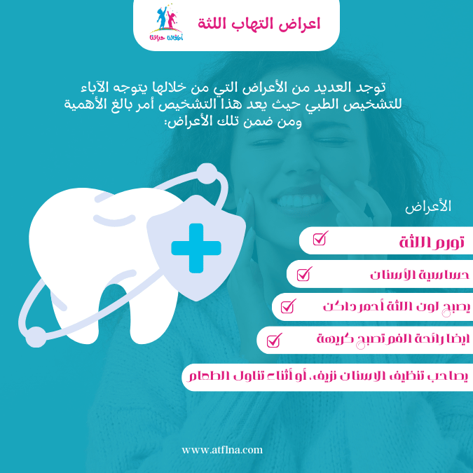 اعراض التهاب اللثة عند الأطفال